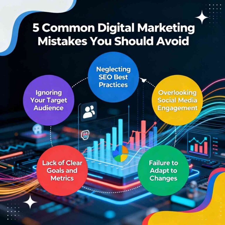 5 common Digital Marketing mistakes you should avoid